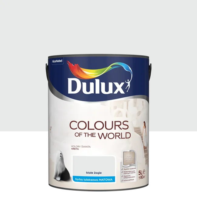 Farba Dulux Kolory Świata 5l – Farba Lateksowa, opakowanie 5l