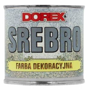 Farba Dekoracyjna Dorex Srebro, opakowanie 80ml – Efekt Blasku i Stylu