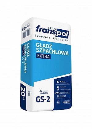 Gładź Szpachlowa Extra GS-2, opakowanie 20kg