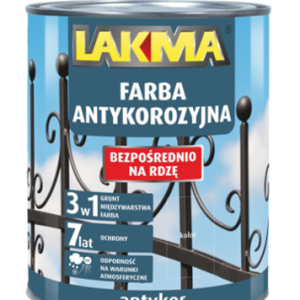 ANTYKOR Lakma - farba antykorozyjna 3w1, opakowanie 5l