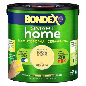Bondex Smart Home, opakowanie 2,5l -wysokiej jakości, matowa, plamoodporna farba ceramiczna