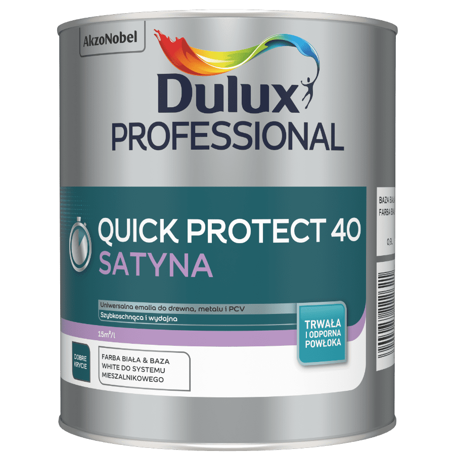 Dulux Professional Quick Protect 40 – Emalia akrylowa satynowa